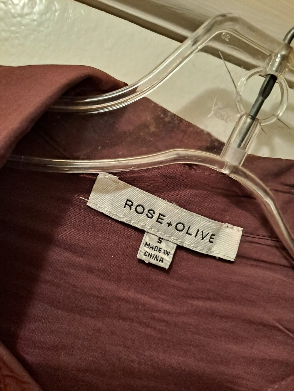 Rose & Olive button-down shirt vibrant pink and green Floral Pattern - Picture 7 of 16
